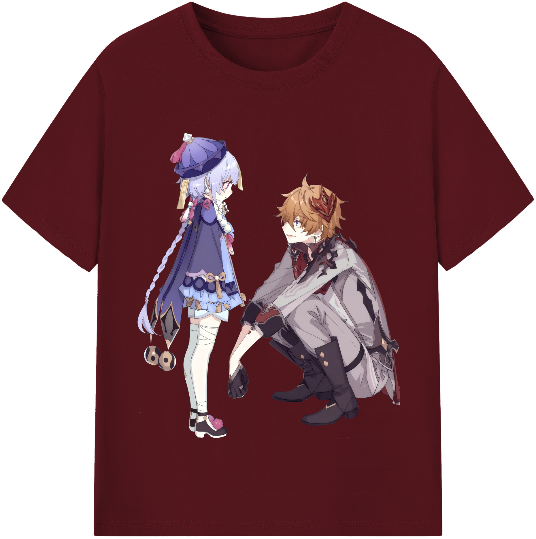 げんし神 七七 なな  genshin Nana 綿100％半袖Tシャツ（フロントプリント）
